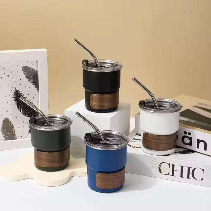 500ml Outdoor Anti-scald Beer Cup Coffee Mug With Lid