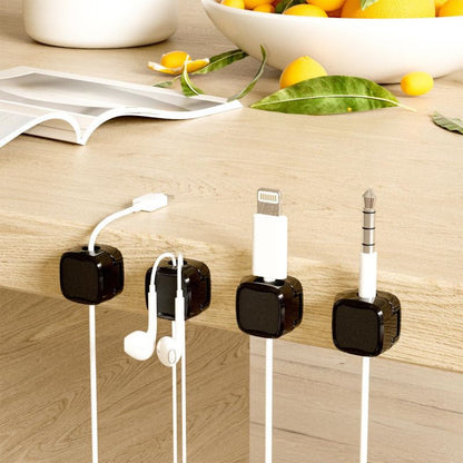 Magnetic Cable Clip – Under Desk Wire Organizer 10 pcs