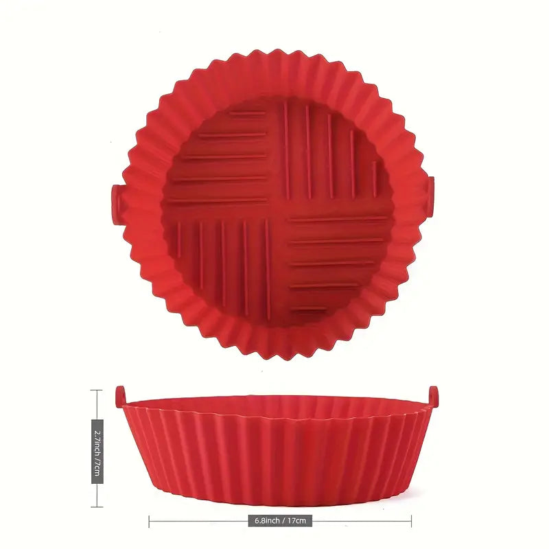 REUSABLE SILICONE AIR FRYER PAN