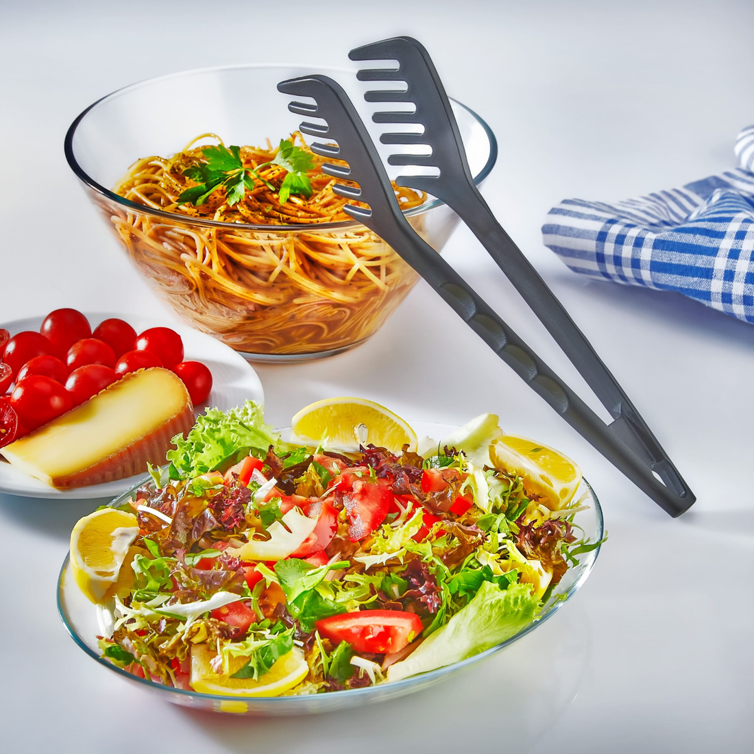 Plastic Spaghetti and Salad Tongs