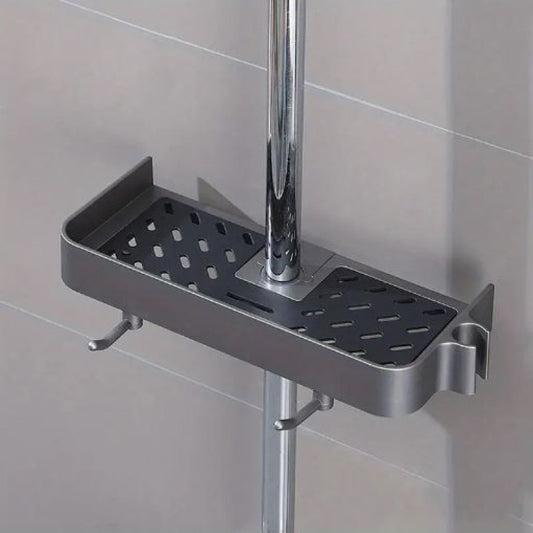 1pc Shower Storage Rack, Multifunctional Storage Bathroom Shelf Organizer