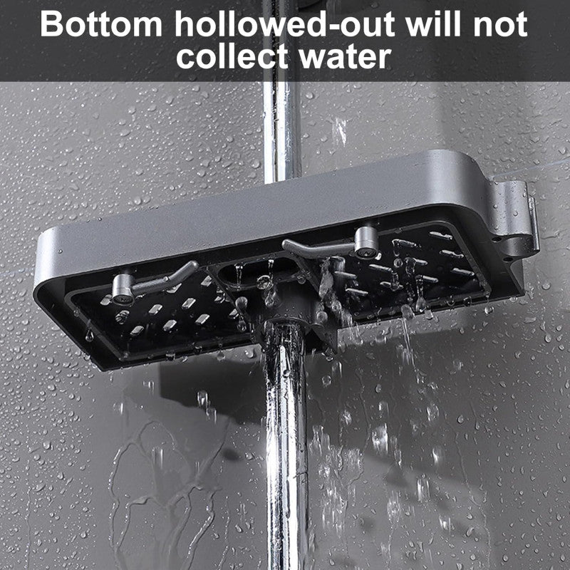 1pc Shower Storage Rack, Multifunctional Storage Bathroom Shelf Organizer