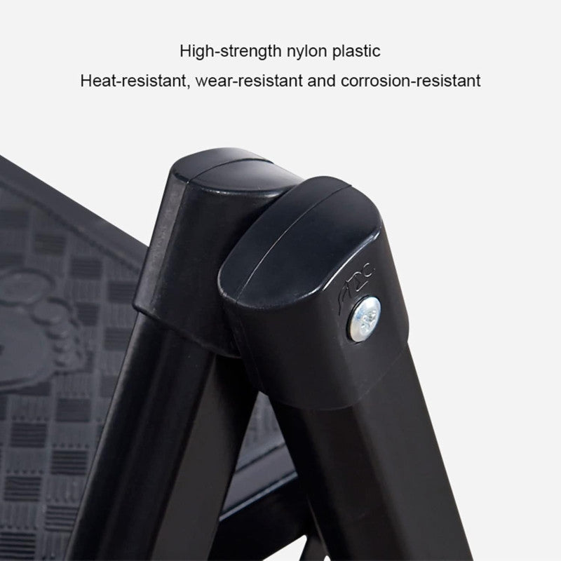 2-Step Folding Ladder | Non-Slip Portable Steel Step Stool for Home, Kitchen & Office