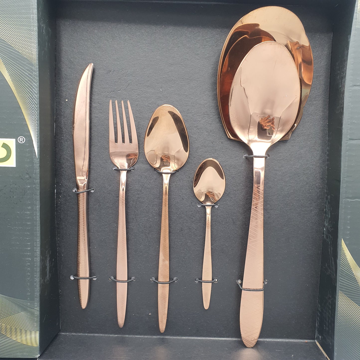 8 Person Cutlery Set 36 pieces - Bronze