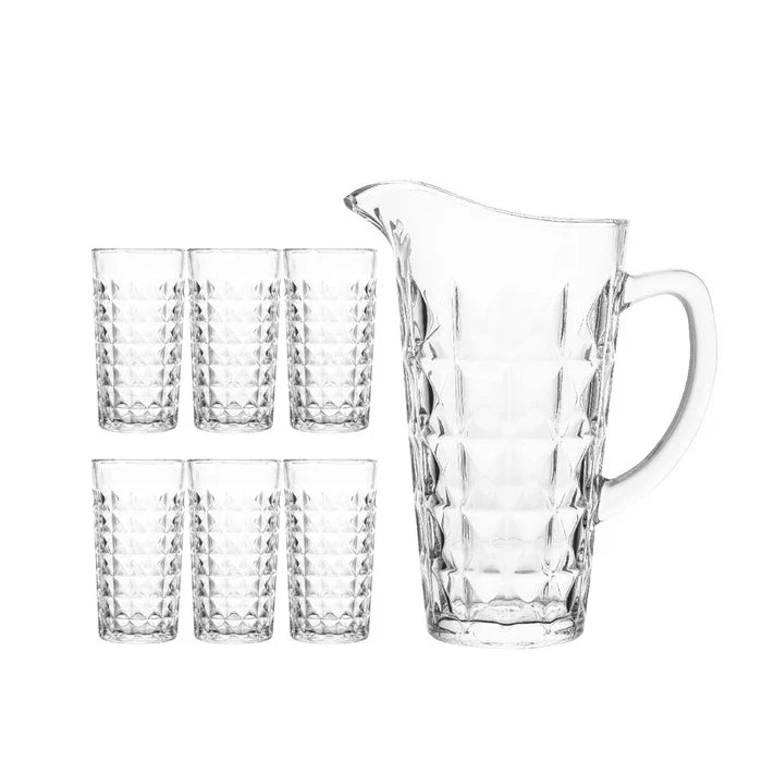 Delisoga Imported Glass Water Set