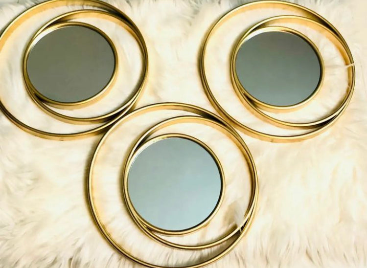 3 Pcs Spiral Wall Decor Motifs