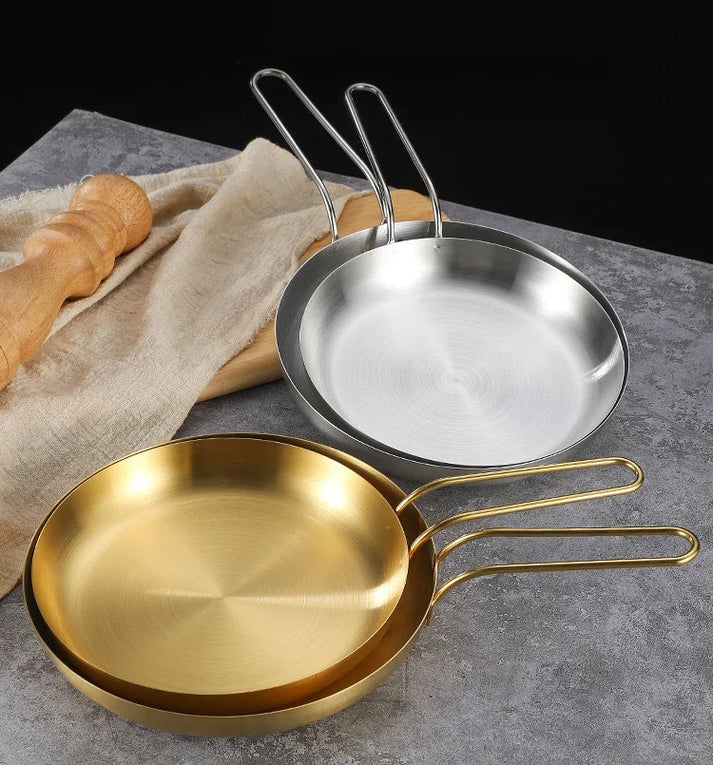 Luxury Gold Frypan Style Skillet