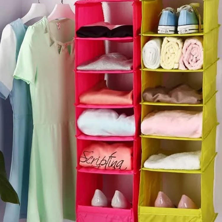 Wardrobe Hanging Clothes Organizer