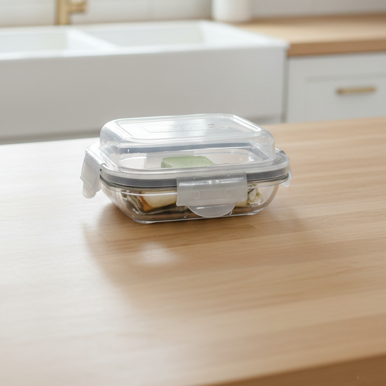 ServeNStore Square Glass Containers with Lids by Limon