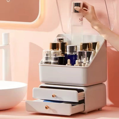 Makeup Organizer Stand Holder Box, Drawer Type Dresser Shelf, Multifunctional Cosmetic Organizer