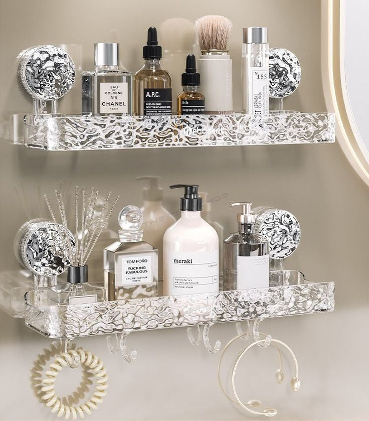 Light luxury Style Punch-Free Storage Rack