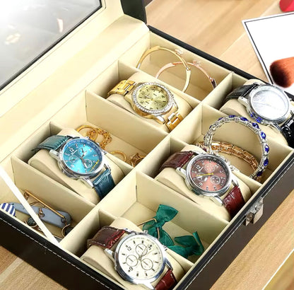 Leather Watches & Bracelets Storage Box