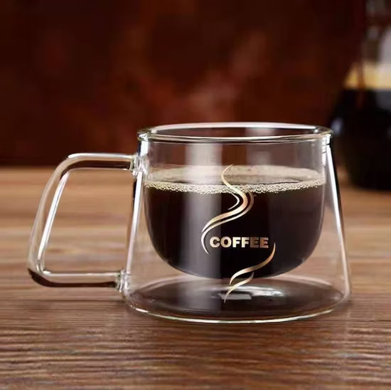 High Borosilicate Coffee Cup - Double Walled