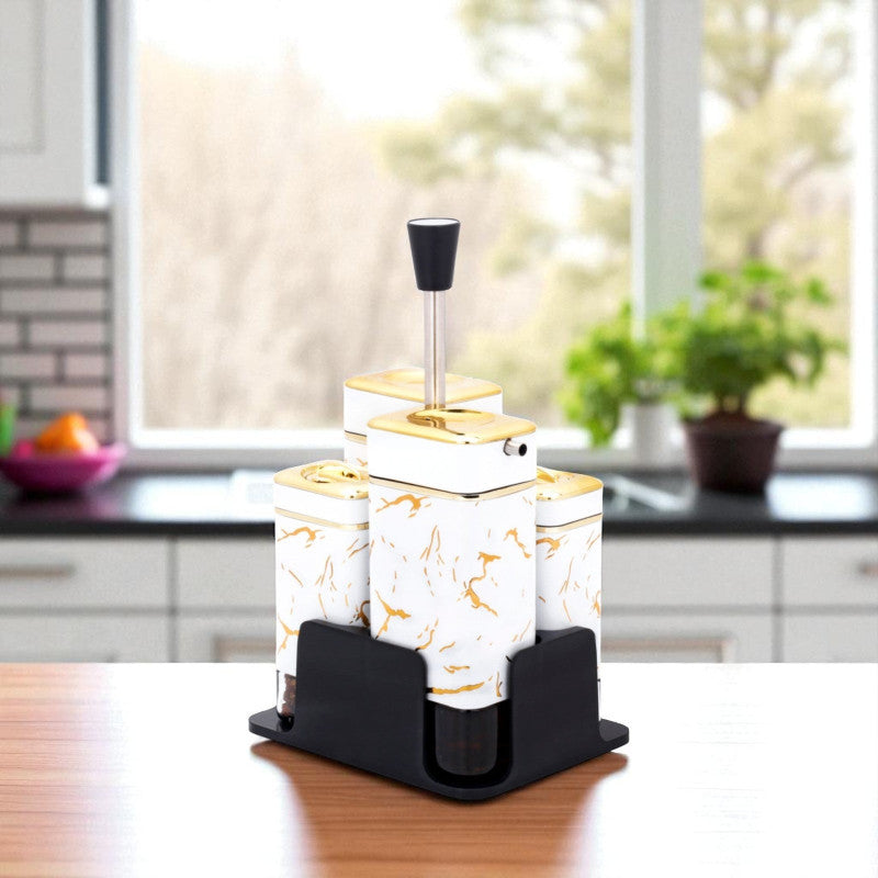 Elegant Condiment Jar Set – Perfect for Sauces, Spices & More