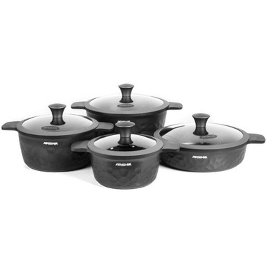 Arshia Die-Casted Cookware Set 8pcs induction Plate