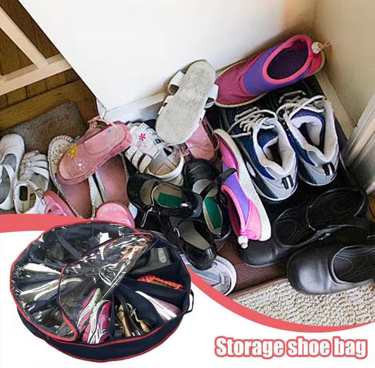 Round Shape Under the Bed / Wardrobe Shoes Organizer
