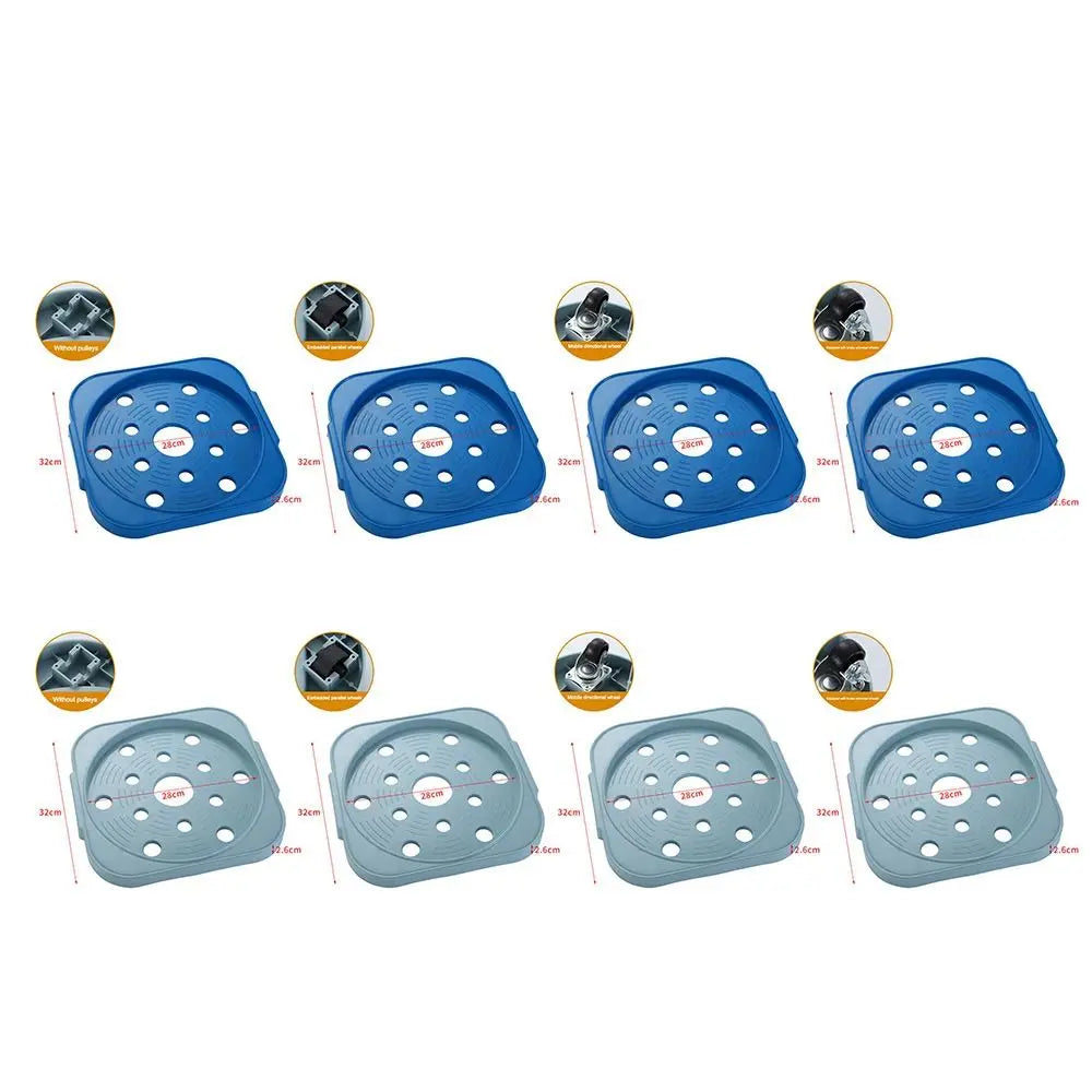 Movable LPG Cylinder Stand – 360° Rotating Wheels