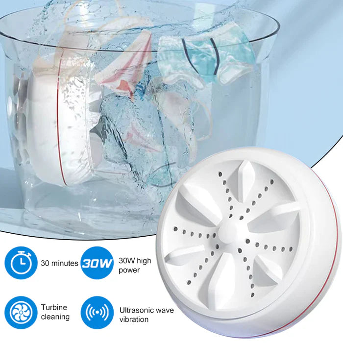 Portable Mini Ultrasonic Washing machine