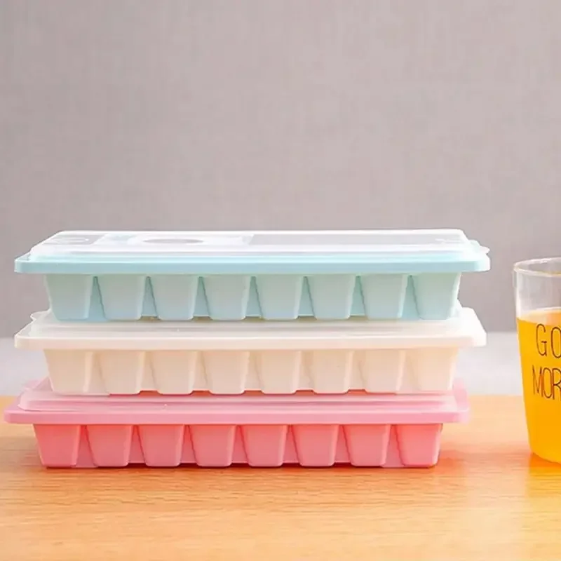 Non-Stick Ice Cube Tray with Lid – Plastic Mold for Ice, Jelly & Drinks | Buy Online in Pakistan