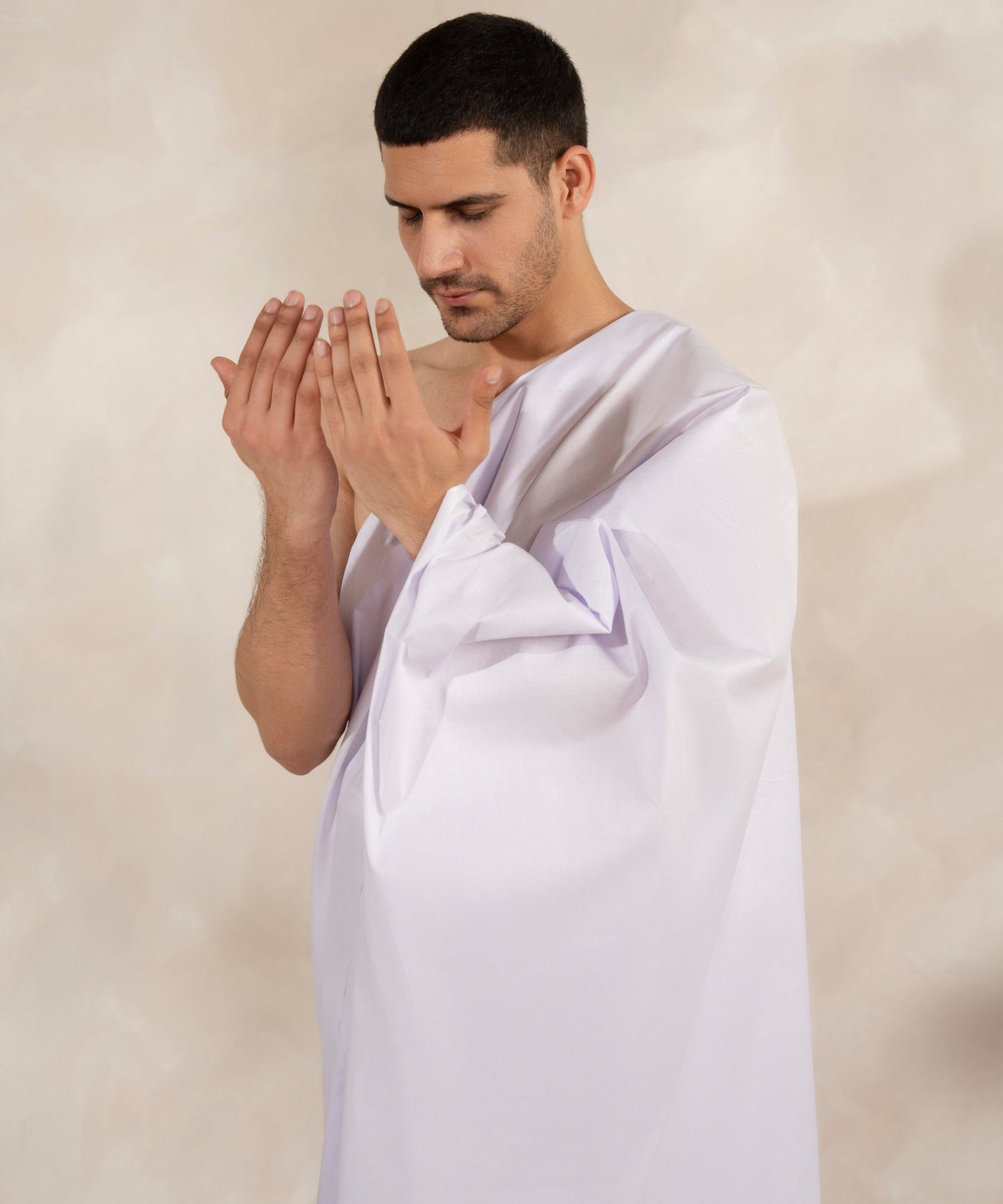 100% Latha Cotton Ahram Ihram Set – 5 Meter (2 Piece Pack, 2.5m Each) for Hajj & Umrah Men