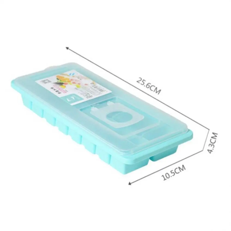 Non-Stick Ice Cube Tray with Lid – Plastic Mold for Ice, Jelly & Drinks | Buy Online in Pakistan