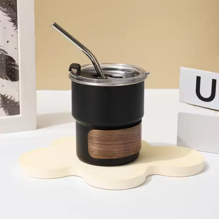 500ml Outdoor Anti-scald Beer Cup Coffee Mug With Lid