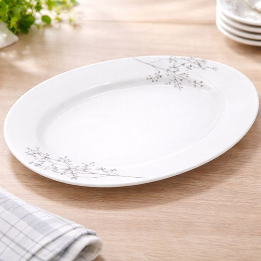 Elegant Gray Dish – Modern Ceramic Serving Dish