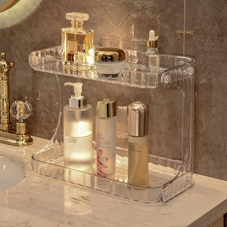 2 Tier Luxury Acrylic Makeup Organizer