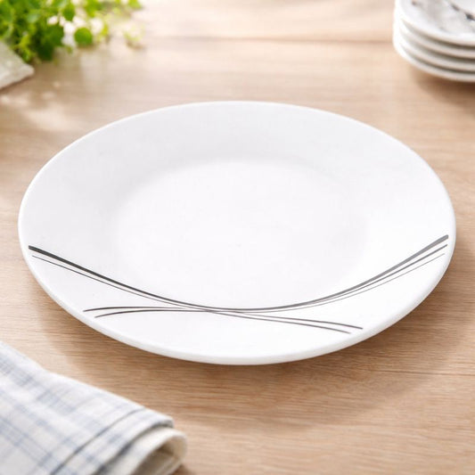 6PCS Quarter Plate Elegant Black – Modern Ceramic Side Plate Set