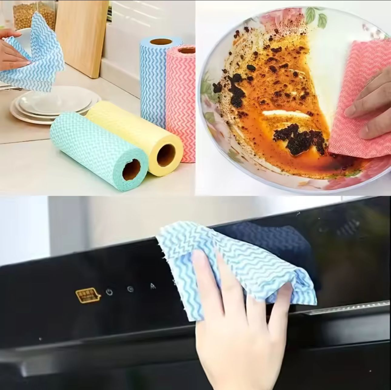 50 Pcs Dish Cleaning Clothes