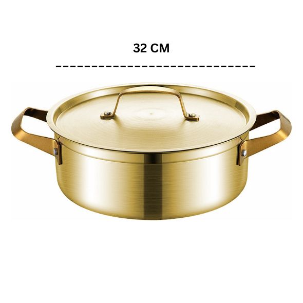 Gold Plated Stainless Steel Casserole