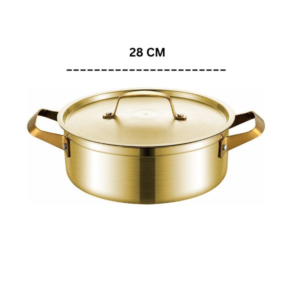 Gold Plated Stainless Steel Casserole