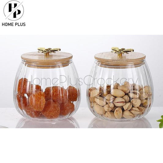 Borosilicate Glass Jar Set