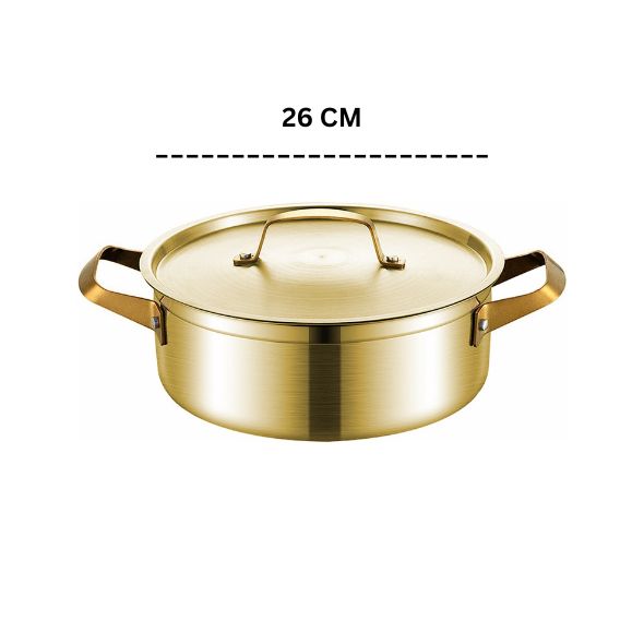 Gold Plated Stainless Steel Casserole