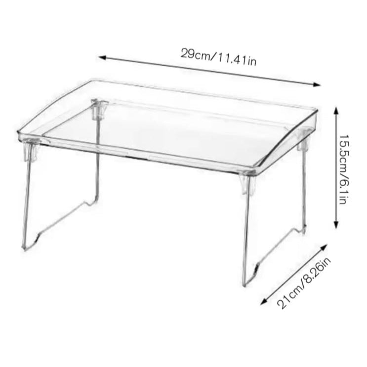 Clear desk organizer