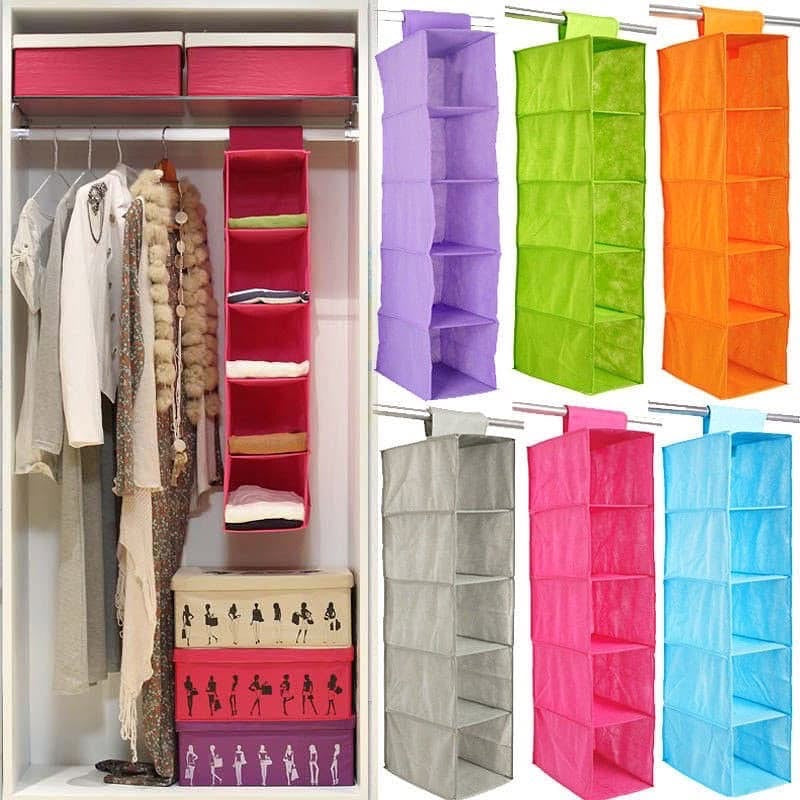 Wardrobe Hanging Clothes Organizer