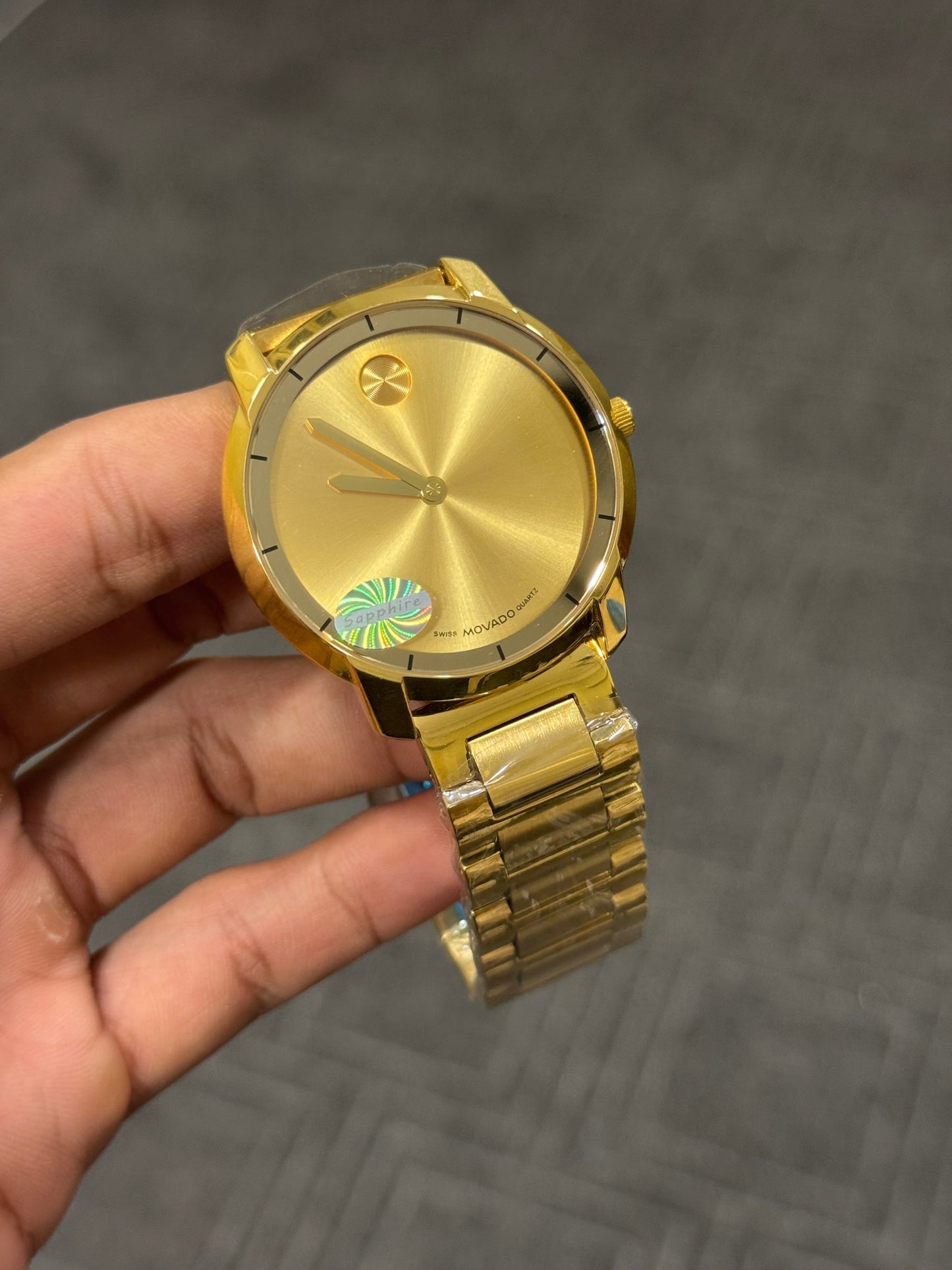 MOVADO FULL GOLDEN DIAL