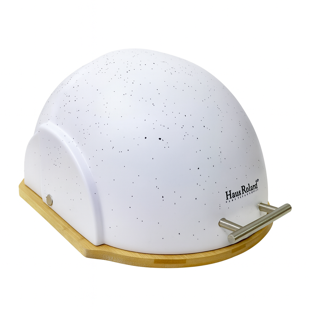 HausRoland Roll-Top Bread Box - White