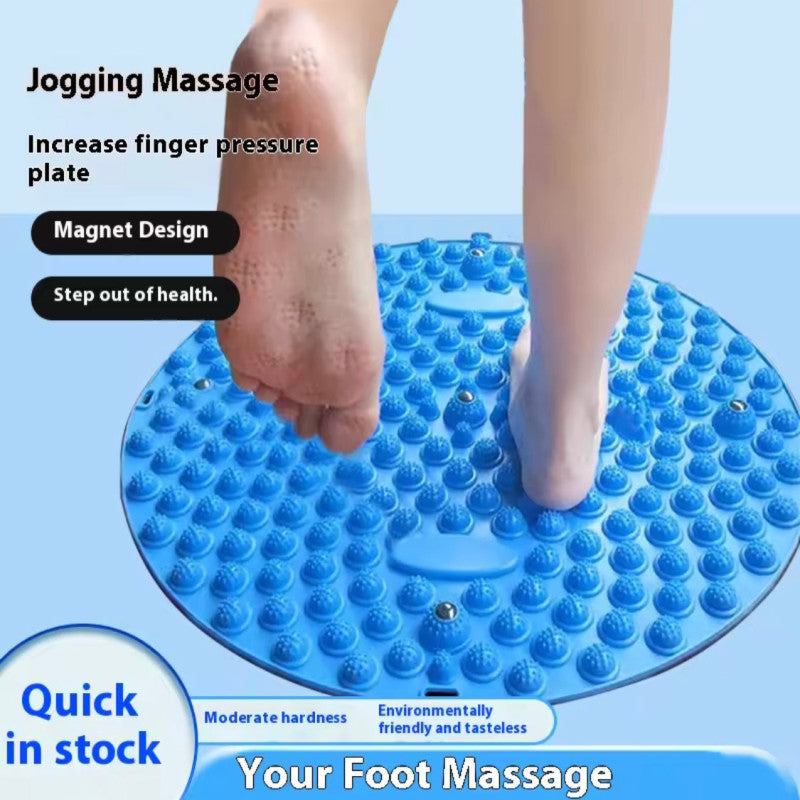 Circular Foot Massager, Finger Pressure Magnetic Therapy Plate, Foot Massage Device For Sports Fitness, Foot Massage Pad
