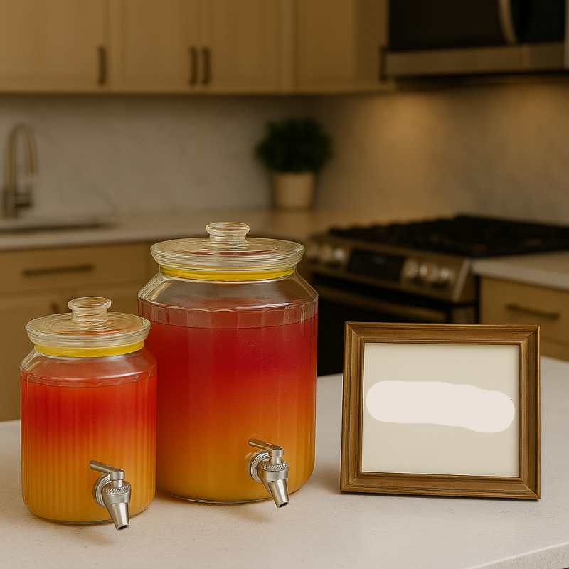 Acrylic Beverage Cooler – Large Drink Dispenser