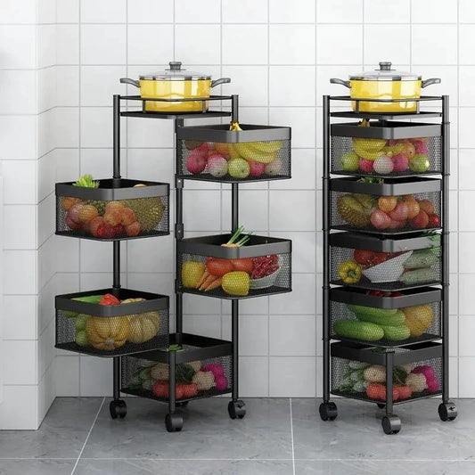 Premium Square Metal Trolley By MATRIX