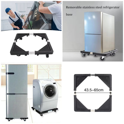 Adjustable Moveable Washing Machine Refrigerator Base