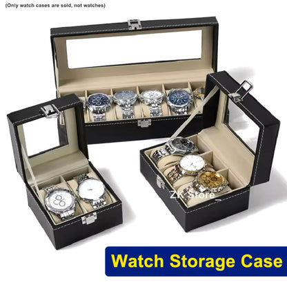Leather Watches & Bracelets Storage Box