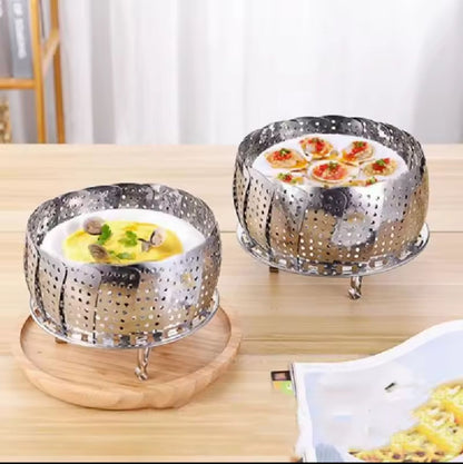 Foldable Stainless Steel Food Steamer