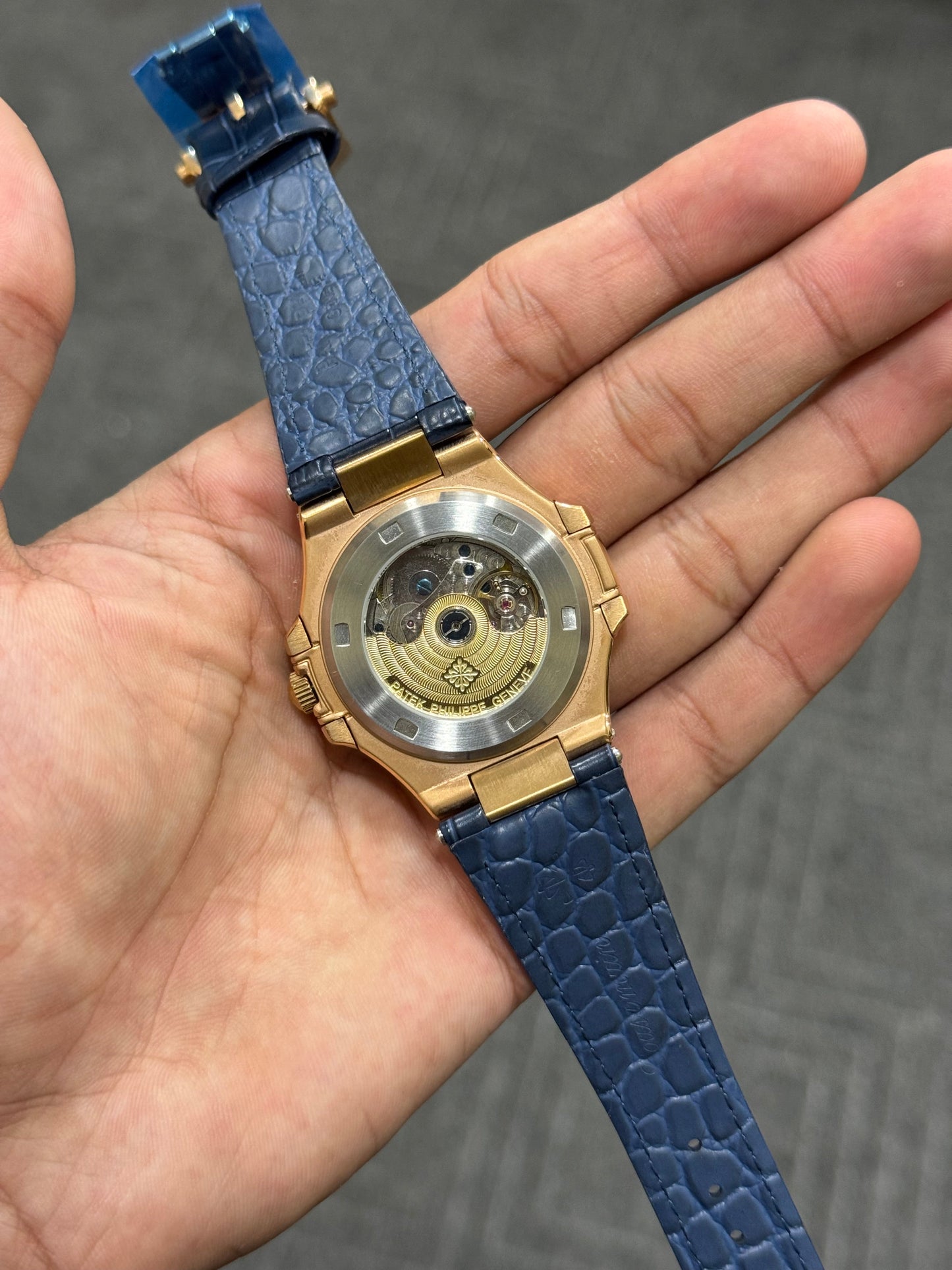 Pp Auto Rose | All Blue | DD Leather Strap