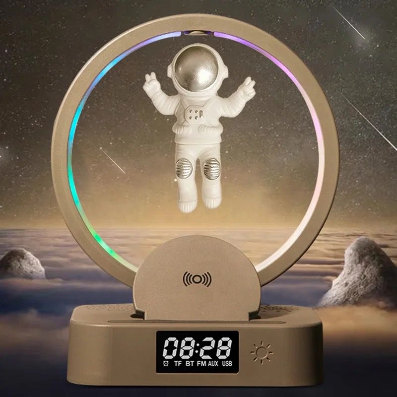 Astronaut Atmosphere Night Light With Bluetooth Speaker