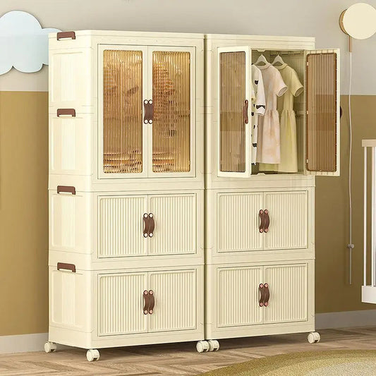 3-Layer Large Capacity Folding Storage Cabinet
