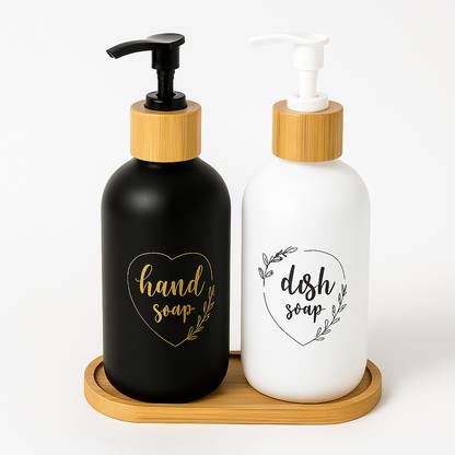 Elegant Dual Soap Dispenser Set