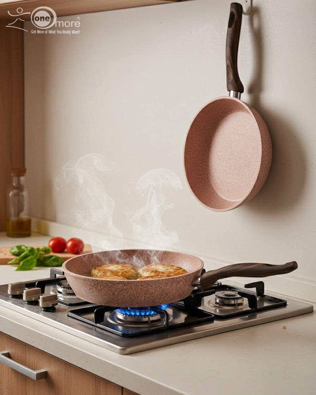 Falez 9-Piece Granite & Ceramic Coated Non-Stick Cookware Set – Healthy Low-Oil Cooking | Made in Turkey