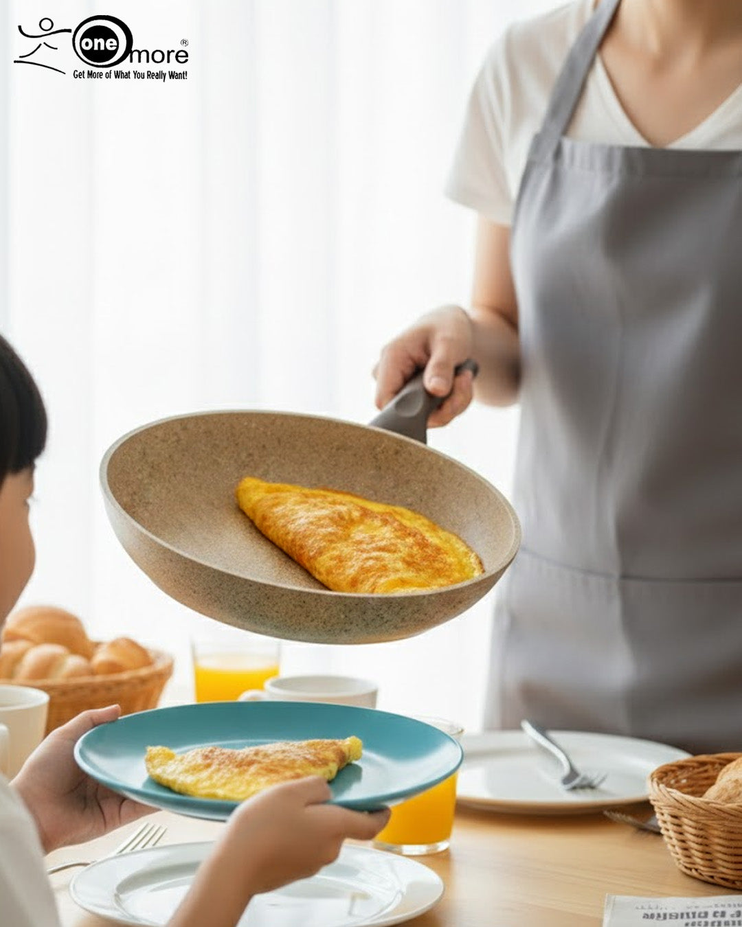 FALEZ 9-Piece Premium Granite Non-Stick Cookware Set – Made in Turkey | Healthy Cooking with 80% Less Oil